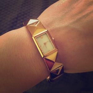 Kate Spade rose gold bangle watch (dead battery)